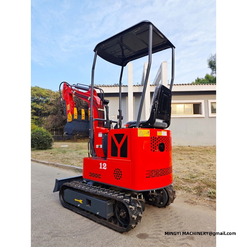 mini excavator for landscaping