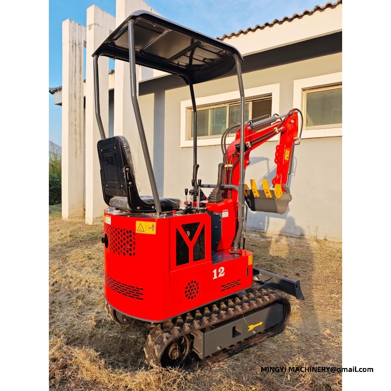 mini excavator for landscaping