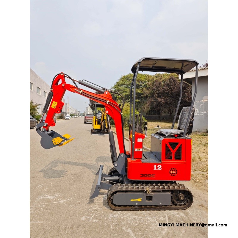 mini excavator for landscaping