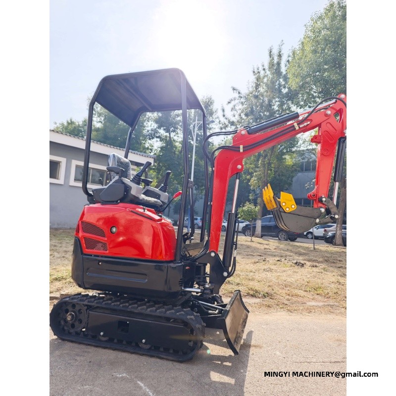 mini excavator for landscaping
