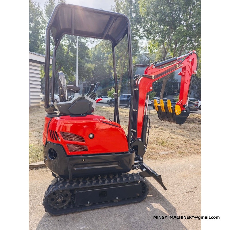 mini excavator for landscaping