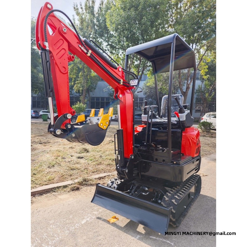 mini excavator for landscaping