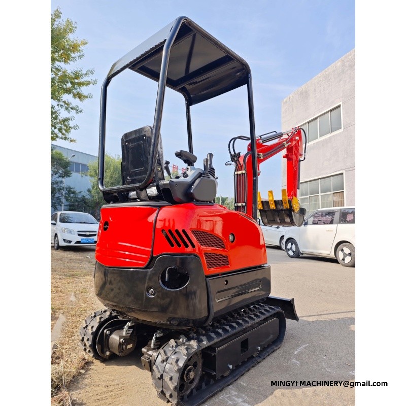 mini excavator for landscaping
