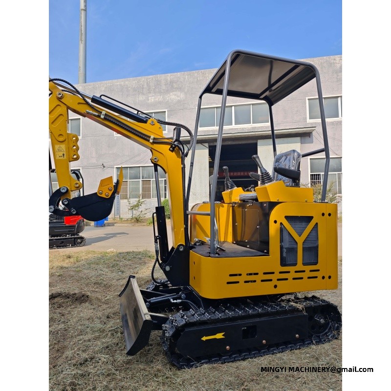 mini excavator for road repair