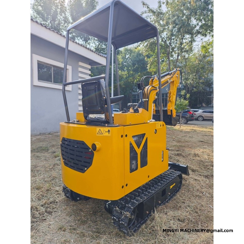 mini excavator for road repair