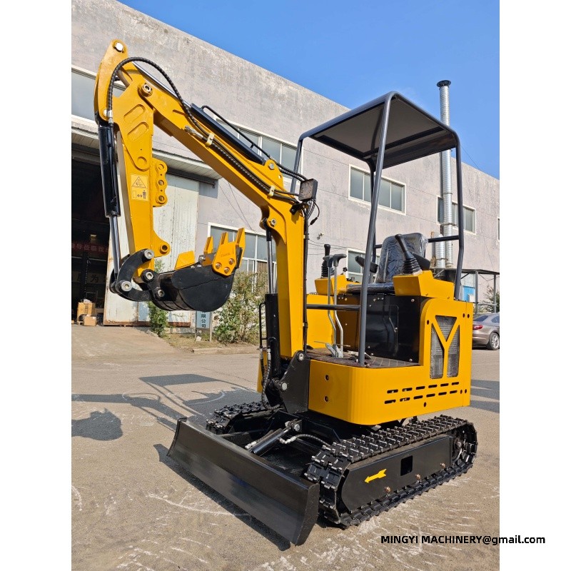 mini excavator for road repair