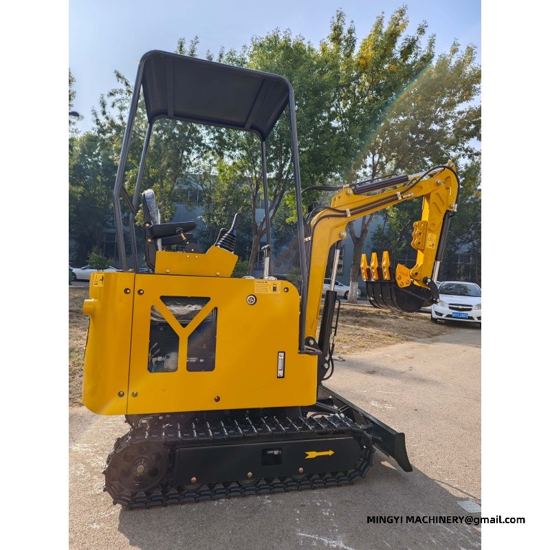 mini excavator for road repair