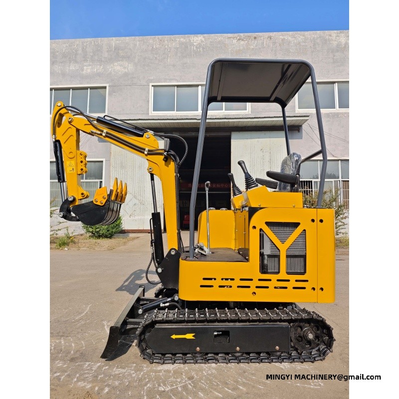 mini excavator for road repair