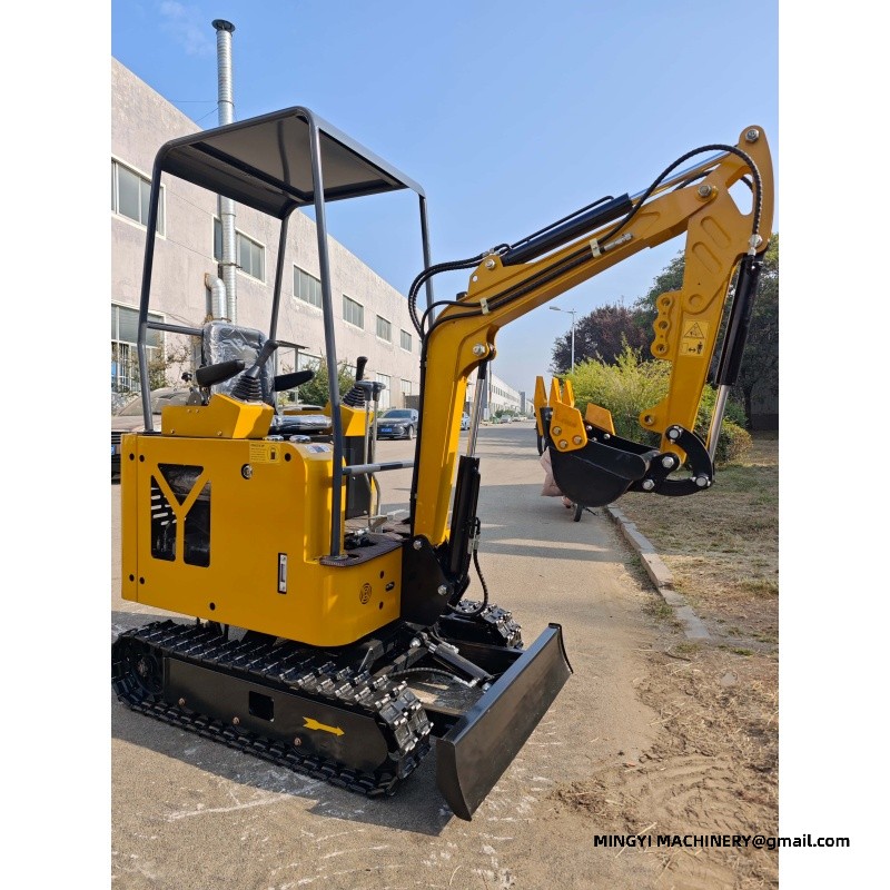mini excavator for road repair