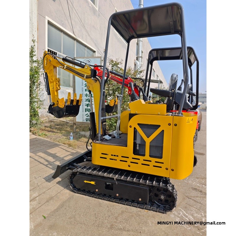 mini excavator for gardening