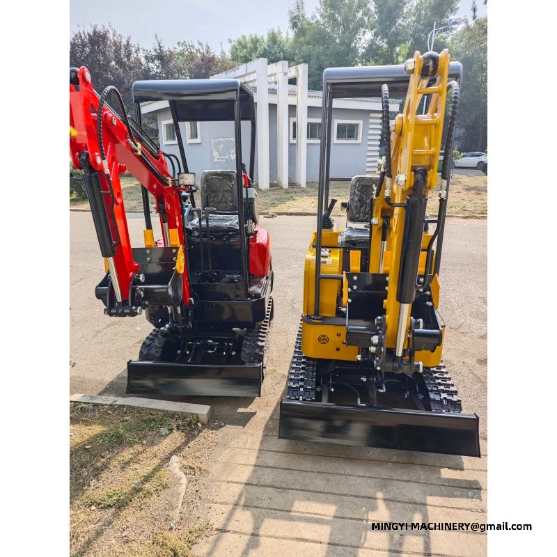mini excavator for utility work