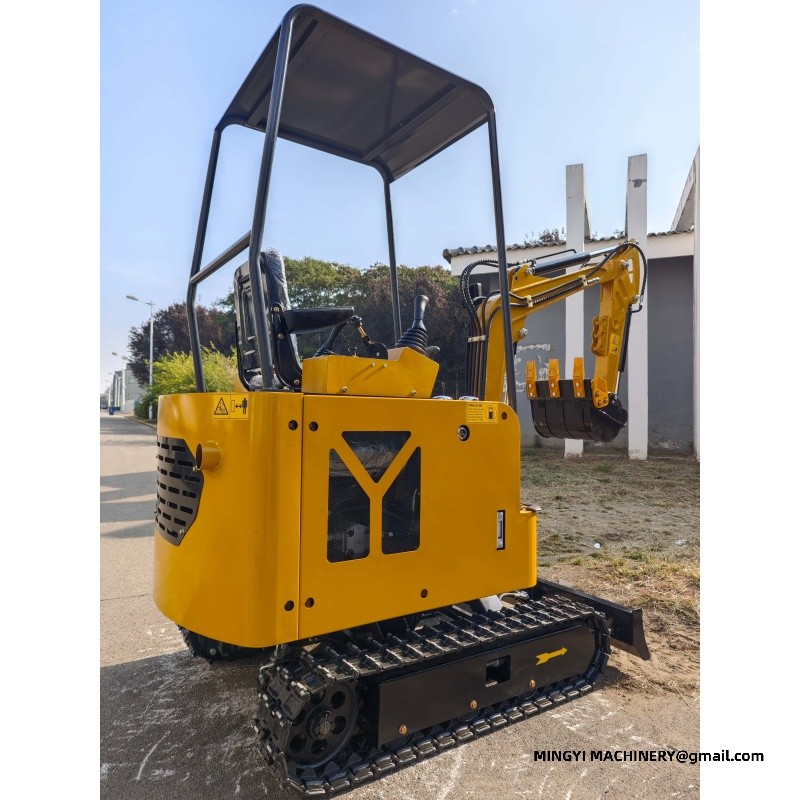 mini excavator for road repair