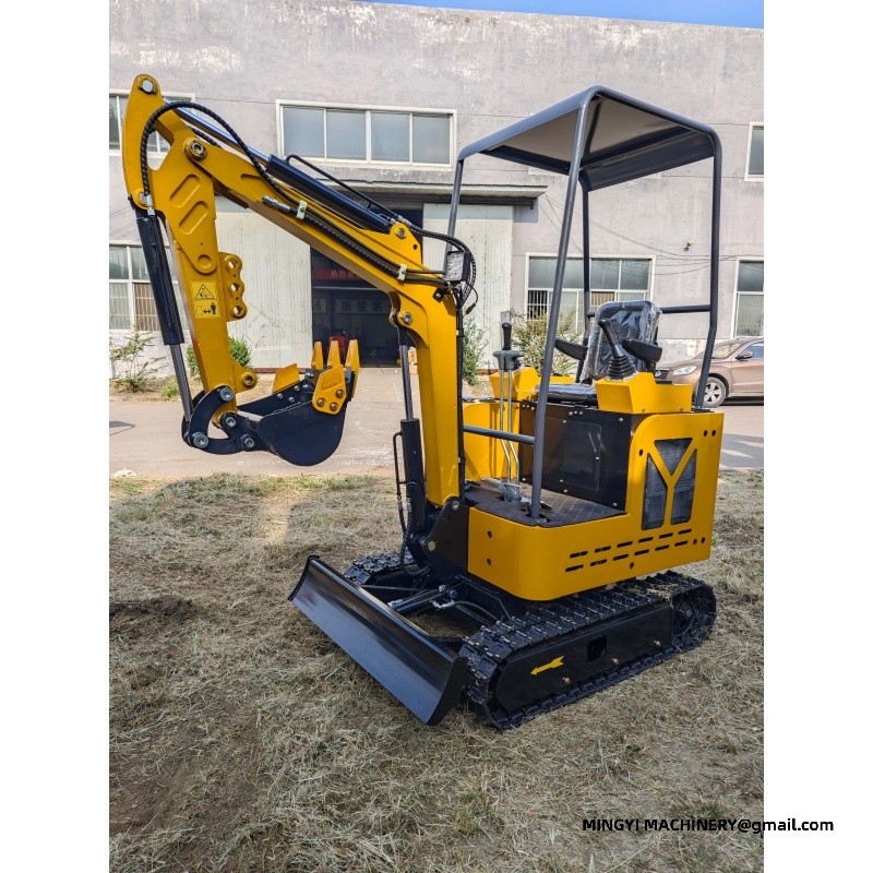 mini excavator for road repair
