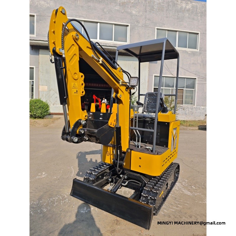 mini excavator for road repair