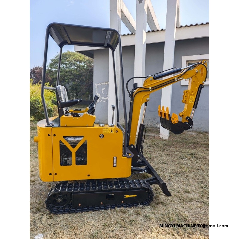 mini excavator for road repair