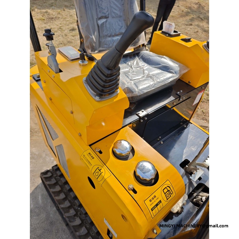 rubber track mini excavator