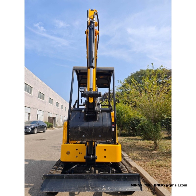 rubber track mini excavator