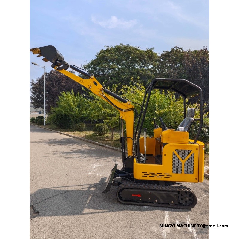 rubber track mini excavator