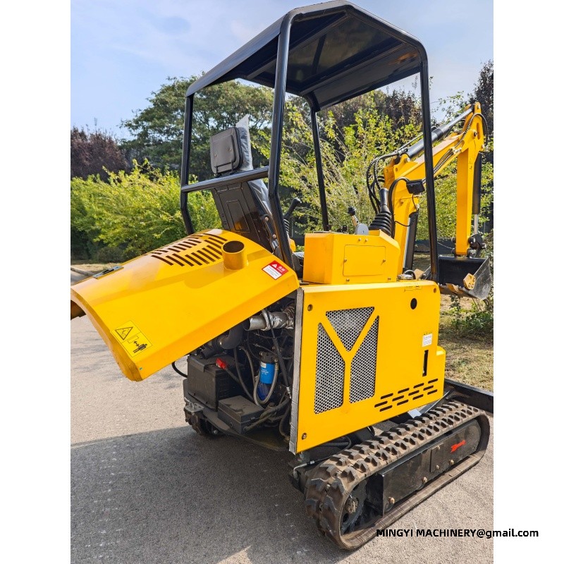 rubber track mini excavator