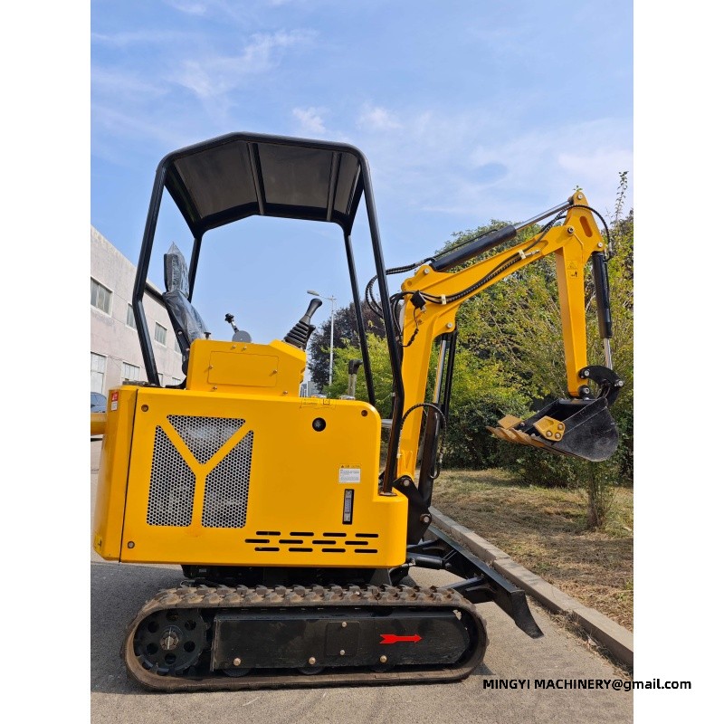 rubber track mini excavator
