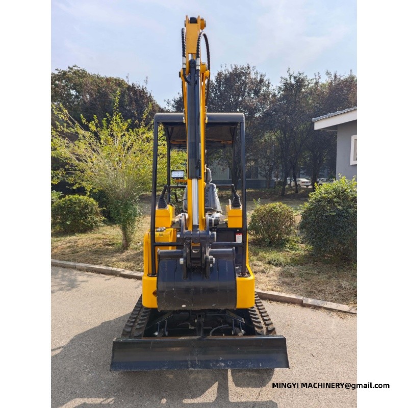 rubber track mini excavator