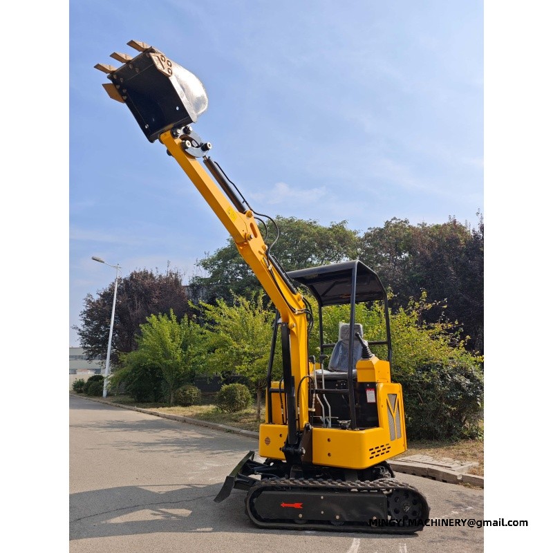 mini excavator with canopy