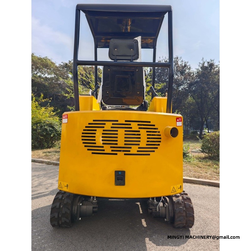 mini excavator with canopy