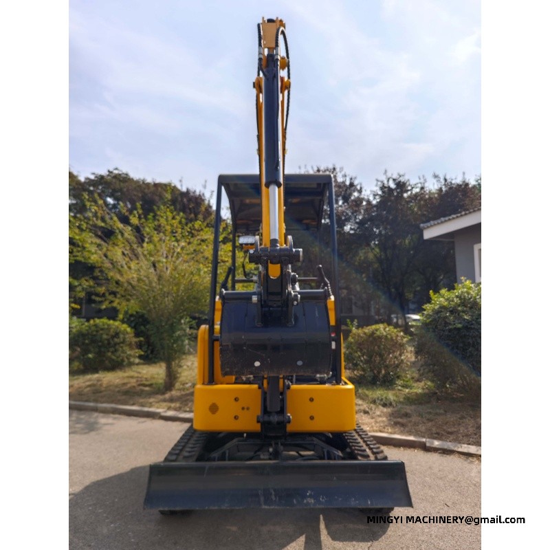 mini excavator with canopy