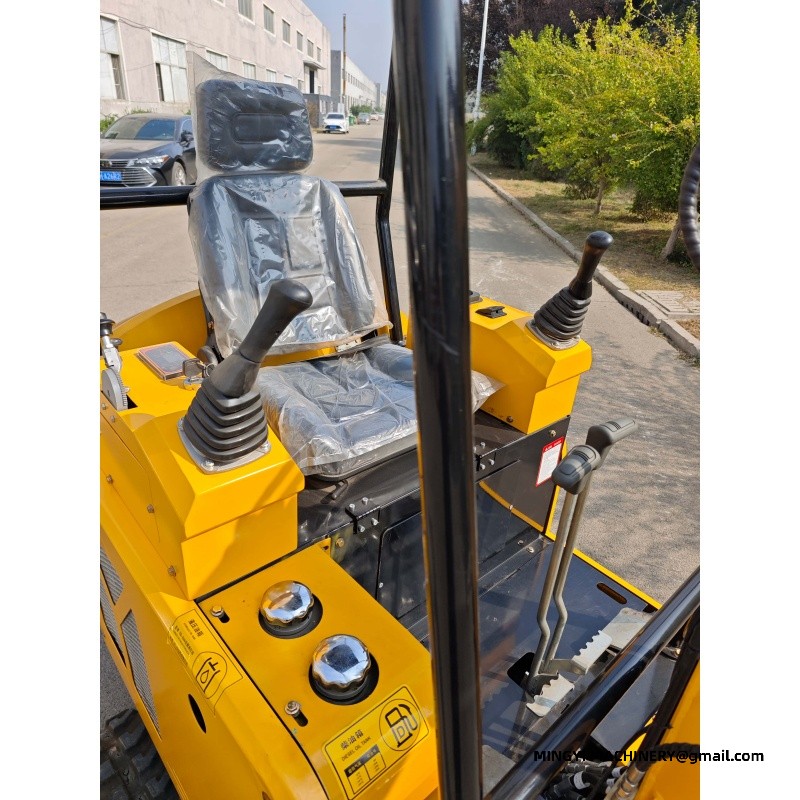 mini excavator with canopy