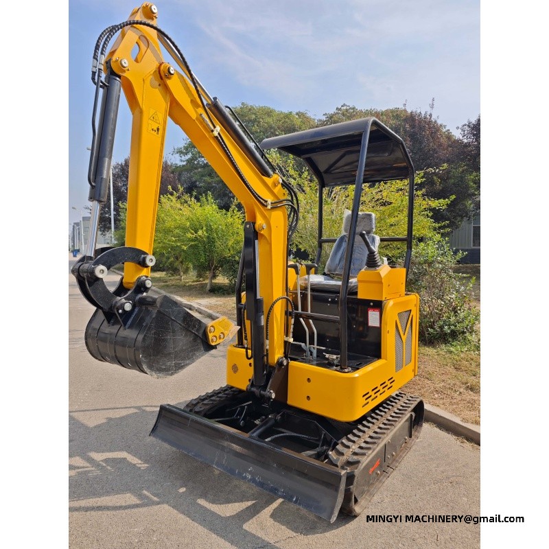 mini excavator with canopy