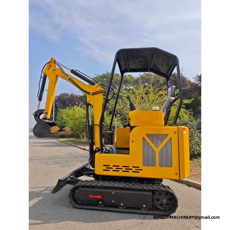 mini excavator with cabin