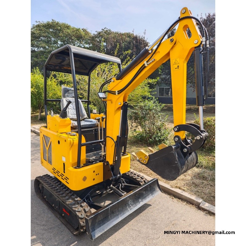 mini excavator with cabin