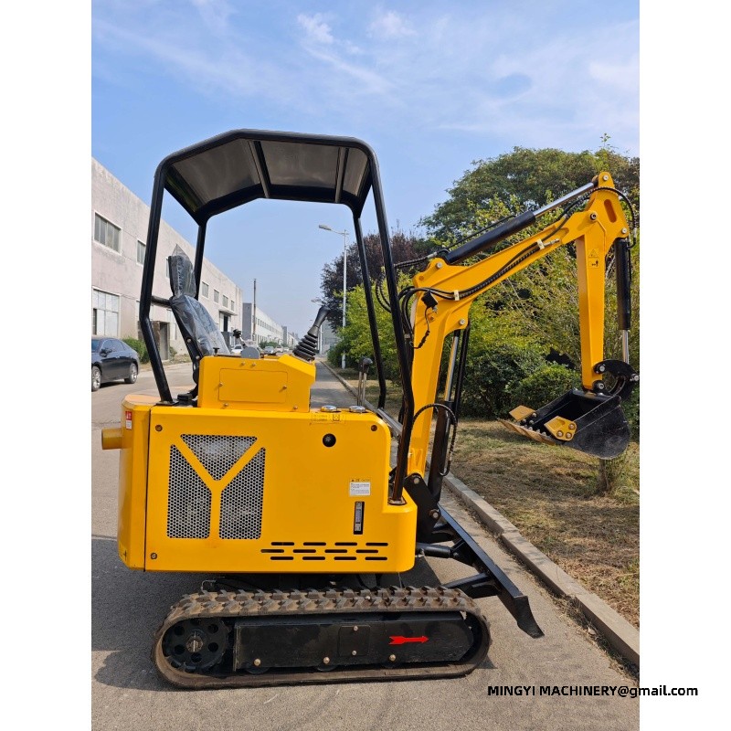 mini excavator with cabin