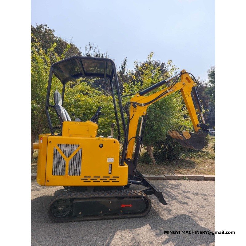 mini excavator with cabin