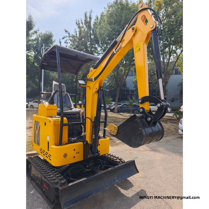 mini excavator with cabin