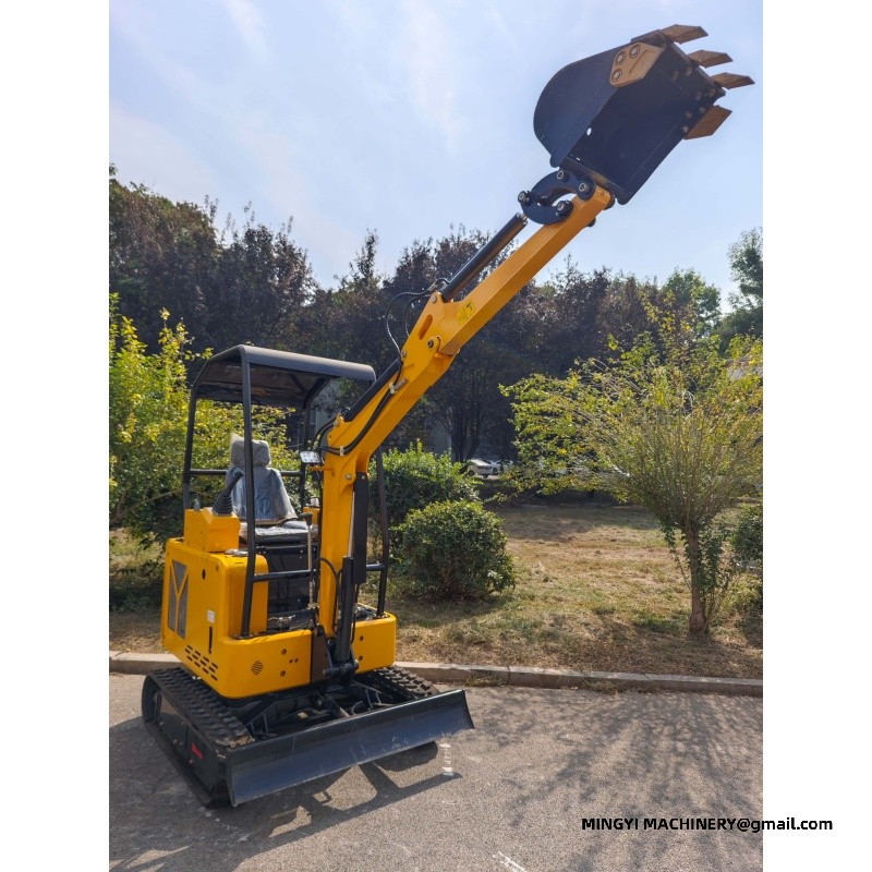 mini excavator with cabin
