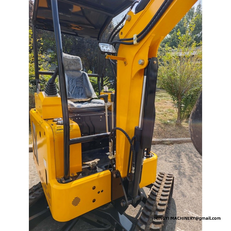 mini excavator with cabin