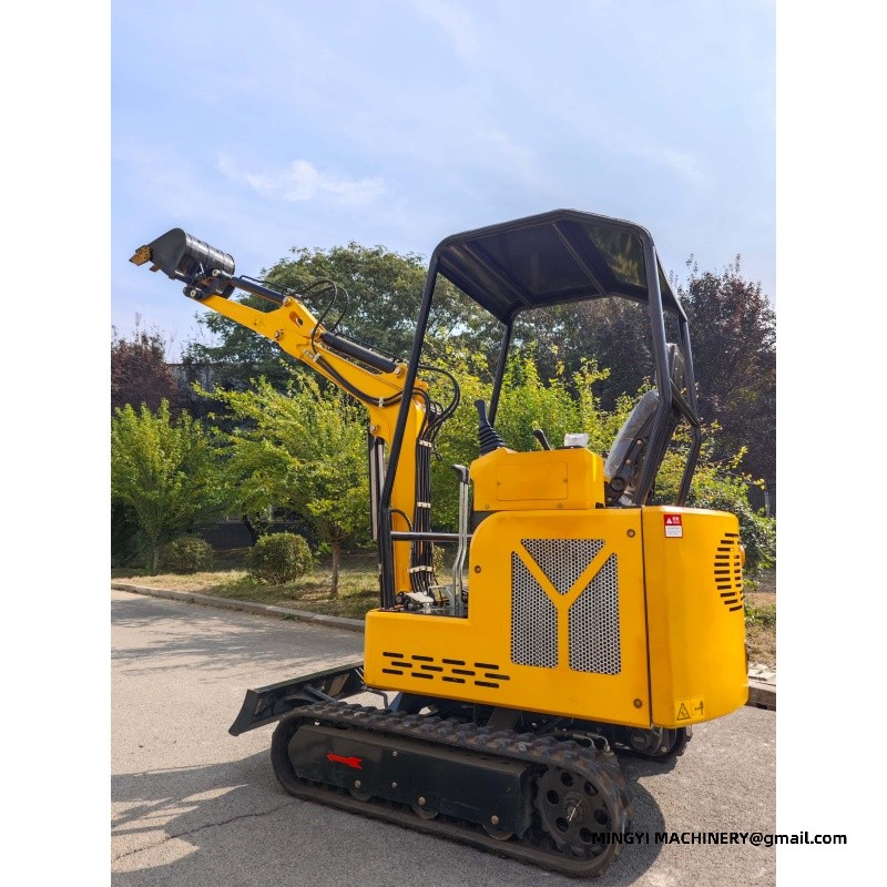 mini excavator with cabin