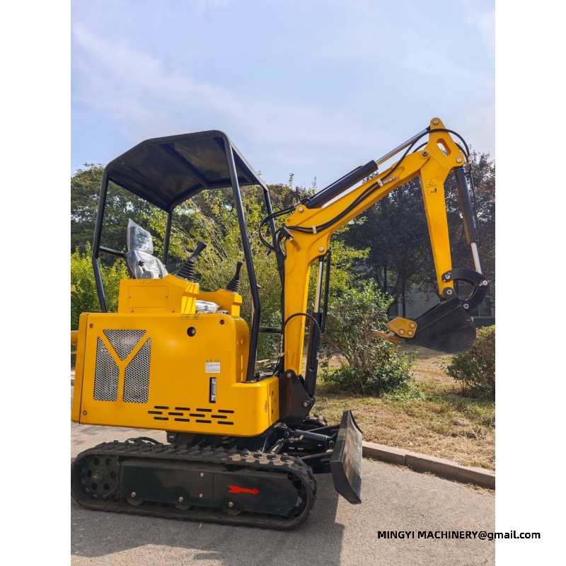 swing boom mini excavator