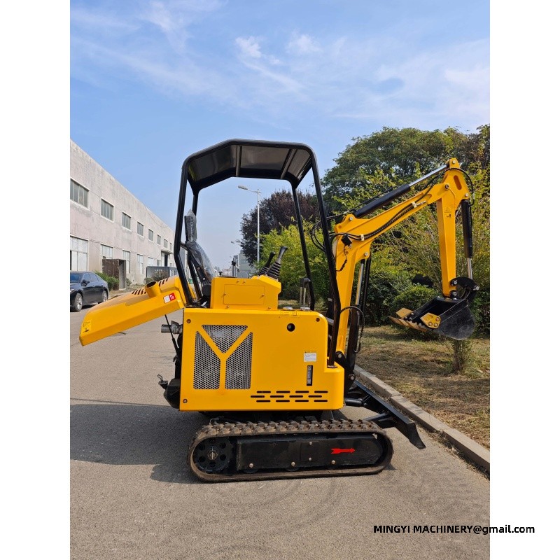 swing boom mini excavator