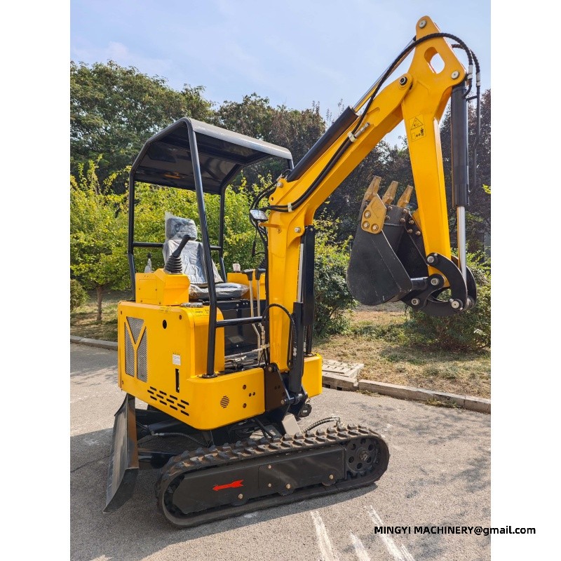 swing boom mini excavator
