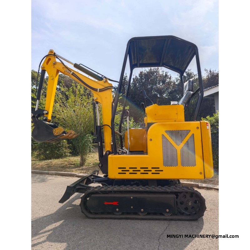 swing boom mini excavator