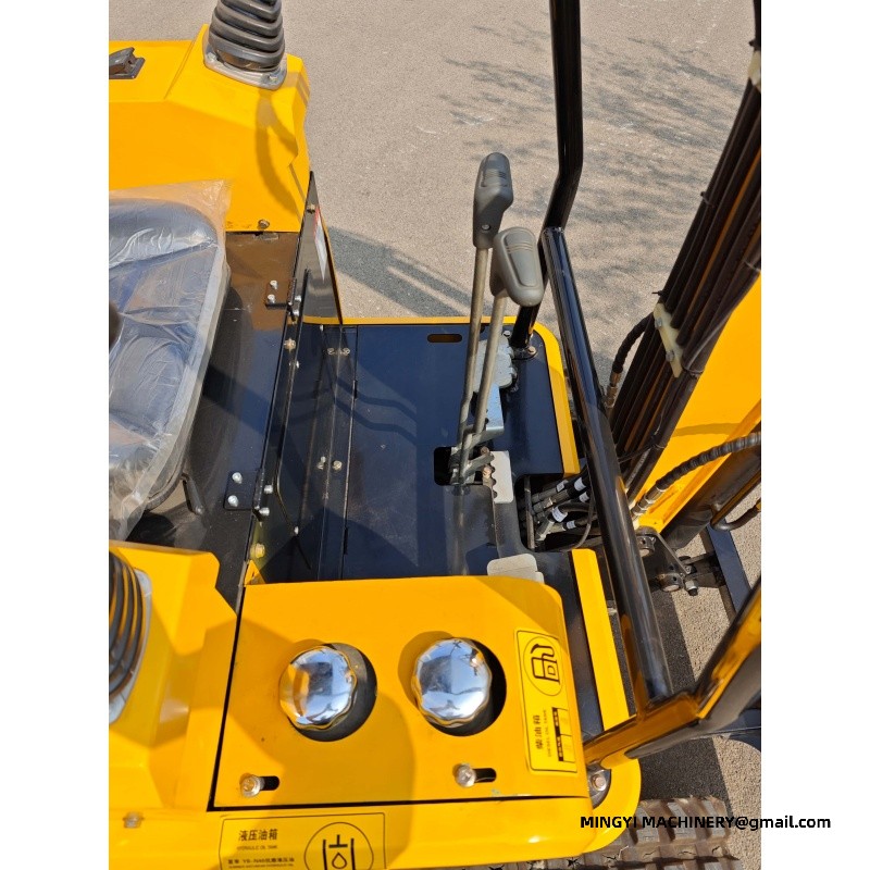 mini excavator with auger