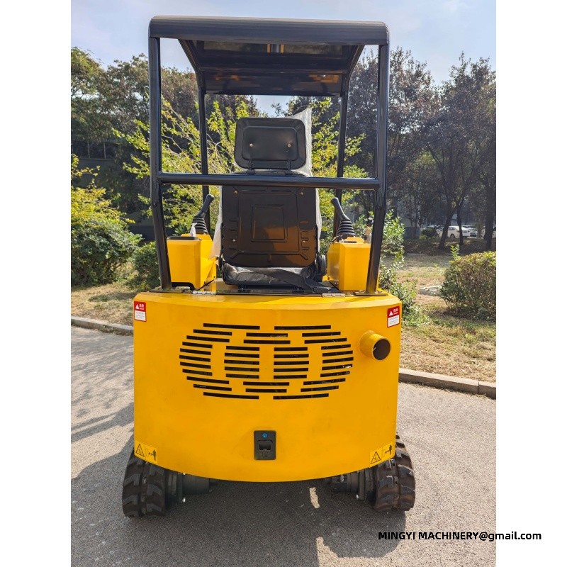 mini excavator with auger