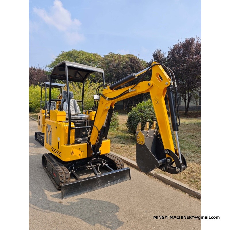 mini excavator with breaker