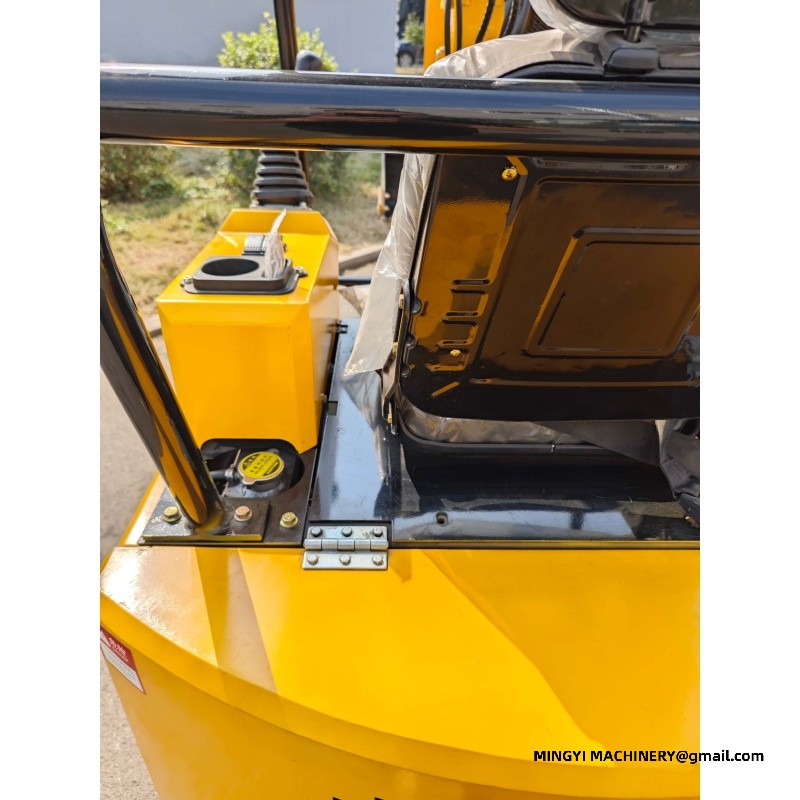 mini excavator with bucket