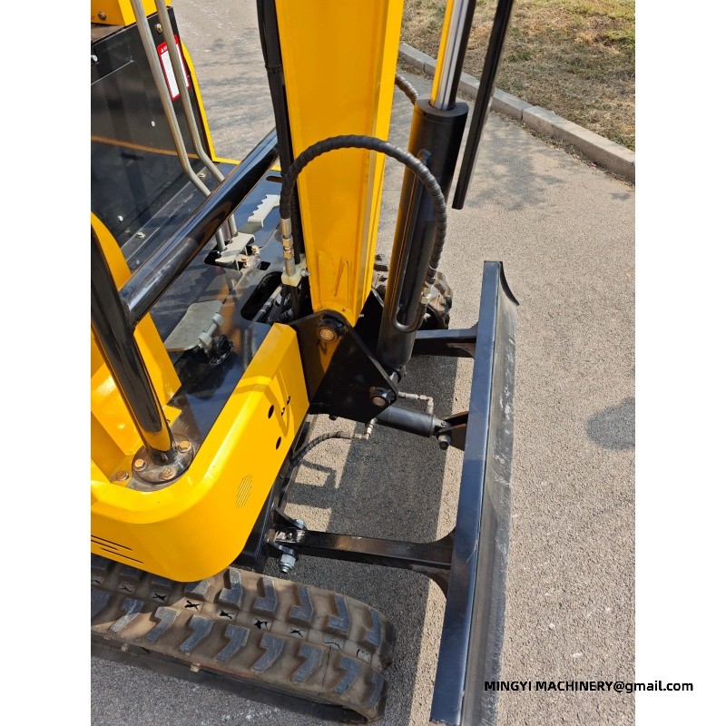 mini excavator with bucket