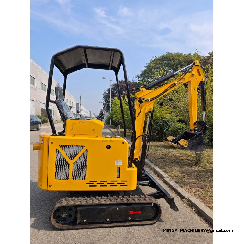 mini excavator with thumb