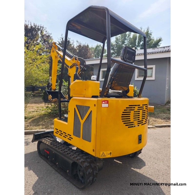 mini excavator with thumb