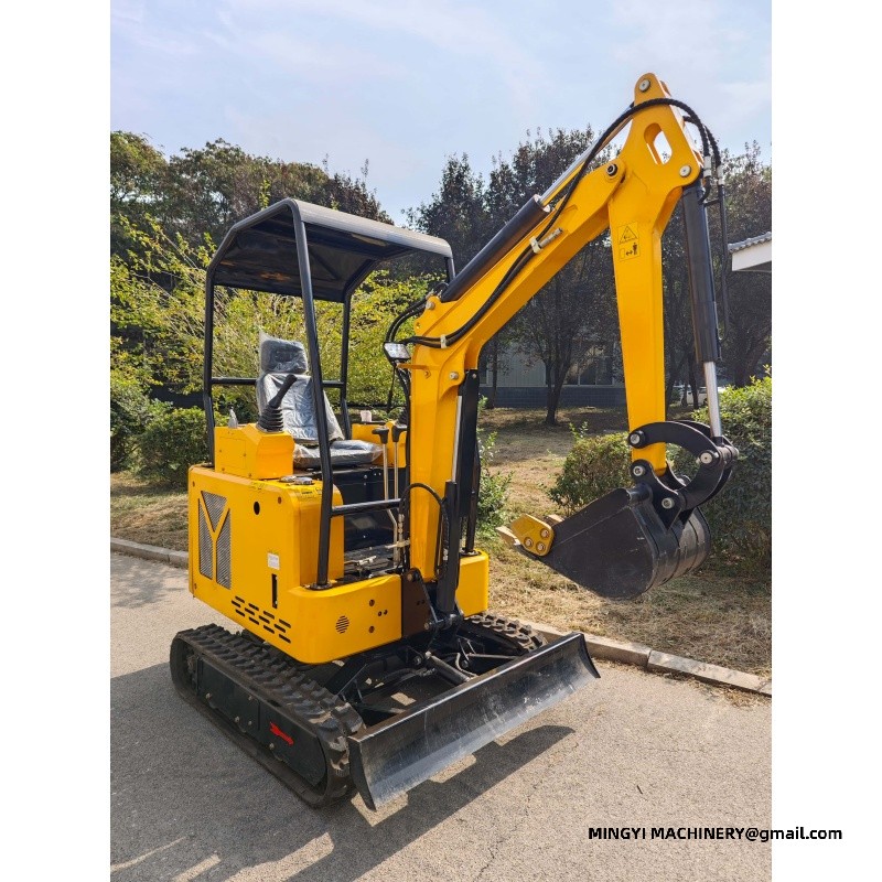 mini excavator with thumb